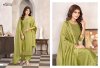 Surkhiyaah By Vishnu Salsa Embroidery Dress Material 